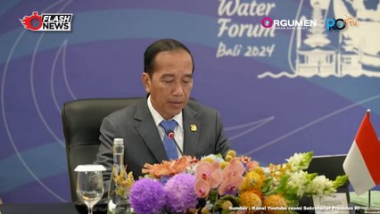 GELAR PERTEMUAN DENGAN PM TAJIKISTAN, JOKOWI BAHAS KERJASAMA PENGELOLAAN AIR