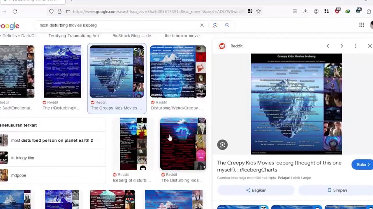 ICEBERG MOST DISTURBING MOVIES