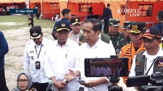 [FULL] Kata Jokowi Usai Tinjau Lokasi Bencana Banjir Lahar Dingin di Sumatera Barat