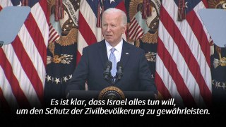 Biden: Gaza-Offensive ist 