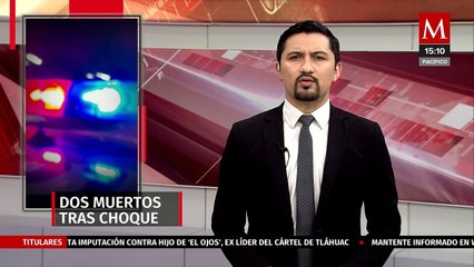 En Oaxaca, Taxi choca contra tractocamión por ir exceso de velocidad; una persona perdió la vida