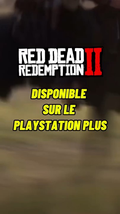Red Dead Redemption 2 disponible sur le PS PLUS ! 
