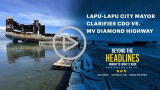 LAPU-LAPU CITY MAYOR CLARIFIES CDO VS. MV DIAMOND HIGHWAY  MAYOR JUNARD CHAN, Lapu-Lapu City Mayor