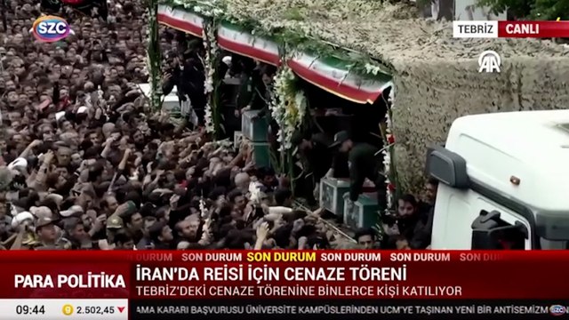 İran'da Reisi için cenaze töreni