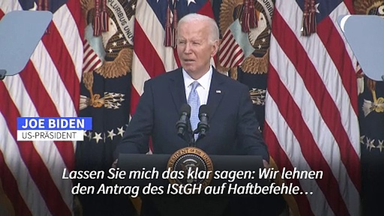 Biden: Keine Gleichsetzung zwischen Israel und Hamas