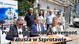 Gazeta Lubuska. Wieża ratuszowa w Szprotawie idzie do remontu