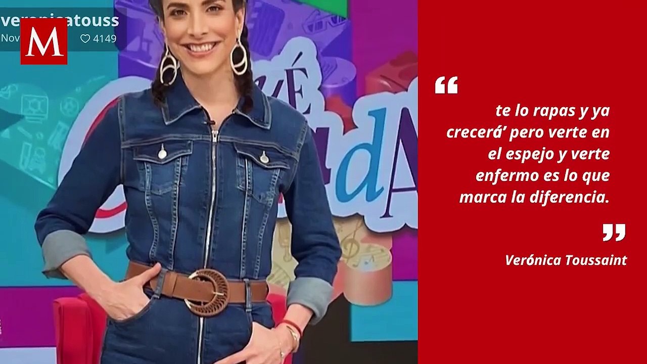 Beneficios del casco frío ayuda a pacientes con cáncer de mama como Verónica Toussaint