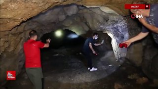 Hatay'da mağara, binlerce yarasaya ev sahipliği yapıyor