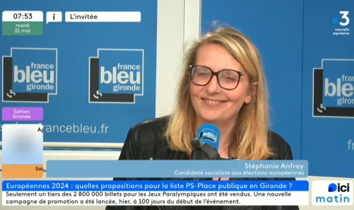 La Girondine Stéphanie Anfray, candidate socialiste aux élections européennes