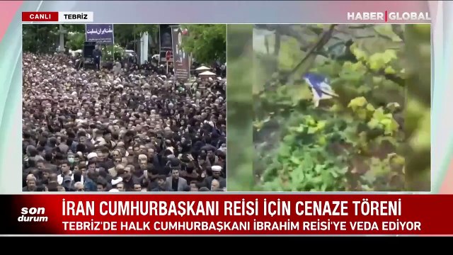 İran Cumhurbaşkanı Reisi için cenaze töreni düzenleniyor