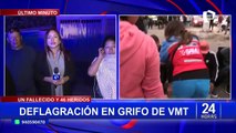 Explosión en VMT: niños duermen en taxi luego que su vivienda quedara destrozada