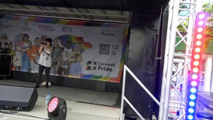St Austell Cornwall England Gay LGBTQIA+ Pride 18th May 2024. With Main stage music
