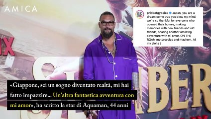 Jason Momoa allo scoperto con il nuovo amore: è Adria Arjona