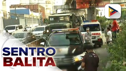 Convoy ng military truck, pinara ng SAICT matapos dumaan sa EDSA Busway