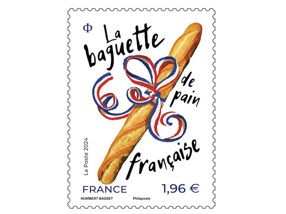Oh, là, là: Diese Briefmarke riecht nach Baguette