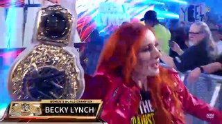 Becky Lynch Entrance as Women's World Champion: WWE Raw, April 29, 2024