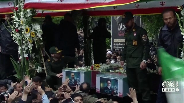 İran’da Reisi’nin cenaze töreni: İşte ilk görüntüler!
