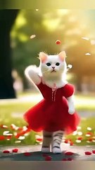 cat dance #cute #love #cat #0035.mp4