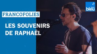 Raphaël et sa création hommage à Gérard Manset aux Francofolies