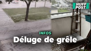 À Dijon, les images de l’orage de grêle spectaculaire tombé sur la ville