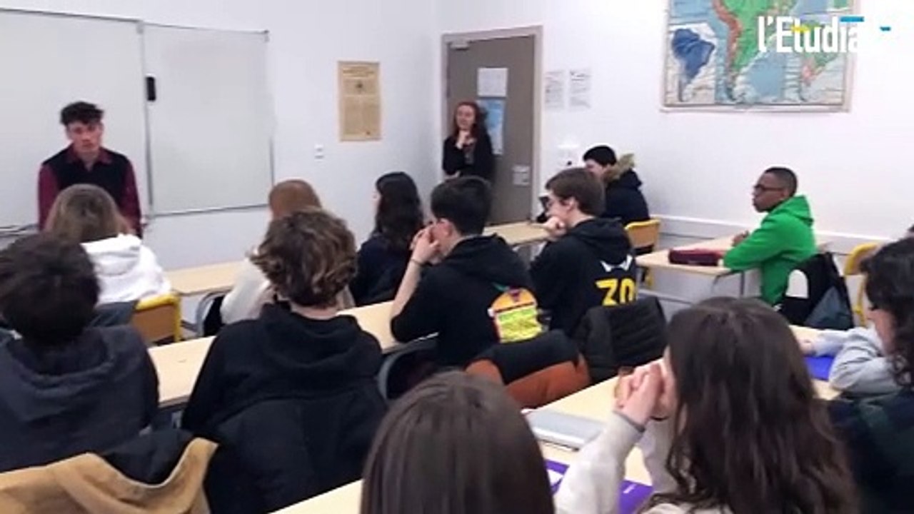 Polytechnicien et circassien, Théo Touvet rencontre des lycéens