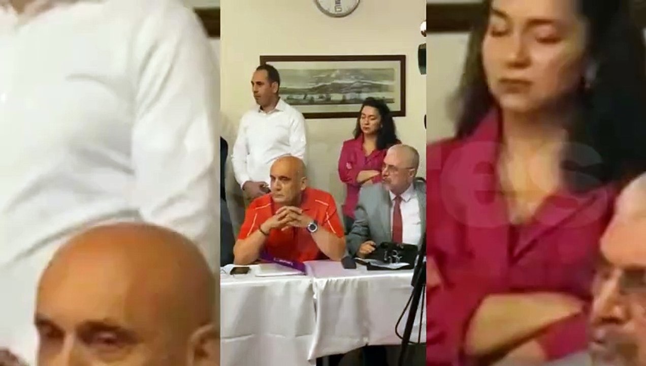 İzmir SMMMO'da basın toplantısında kriz çıktı!