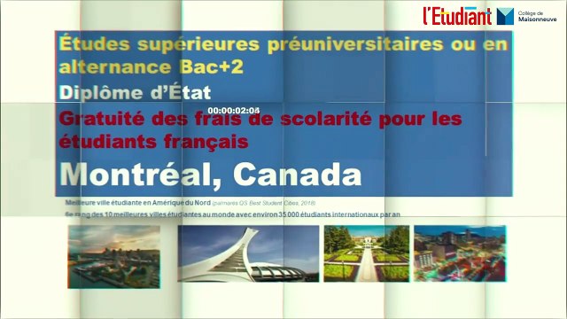 Etudes supérieures professionnalisantes gratuites à Montréal