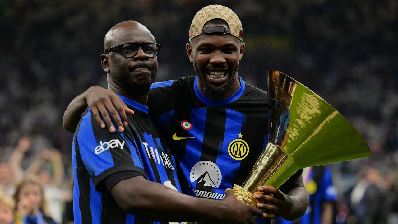 La petite gifle de Lilian Thuram à son fils, champion d'Italie avec l’Inter Milan
