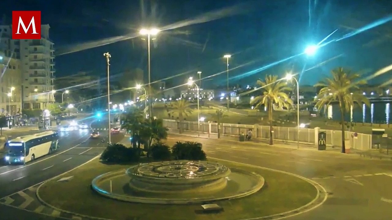 Investigan posible meteorito tras bola de luz en cielos de España y Portugal