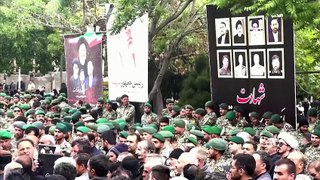 حالة من الحزن تخيم على شوارع  تبريز خلال  تشييع الرئيس الإيراني