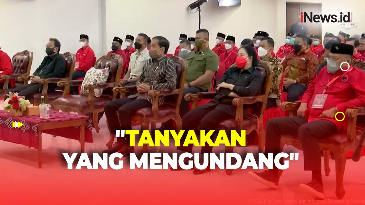 Tak Diundang ke Rakernas PDIP, Ini Tanggapan Jokowi