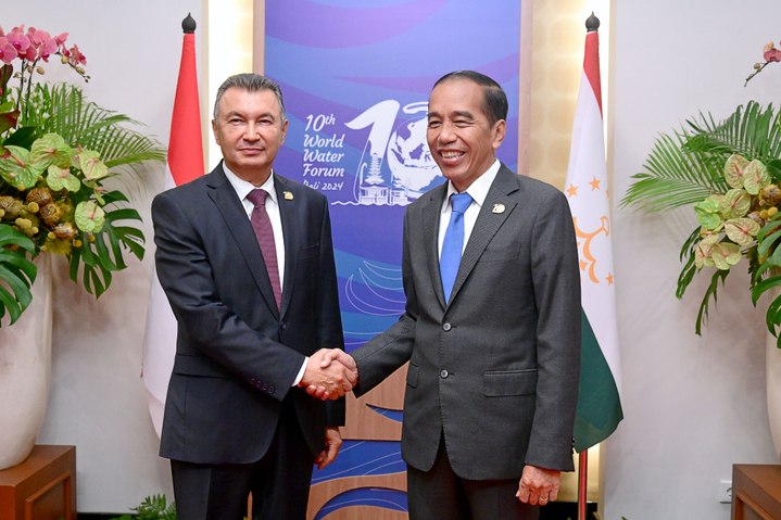 Bertemu PM Tajikistan, Presiden Jokowi Bahas Kerja Sama Pengelolaan Air