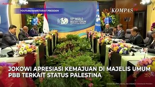 Bertemu Presiden Majelis Umum PBB, Jokowi Dorong Selesaikan Konflik Palestina