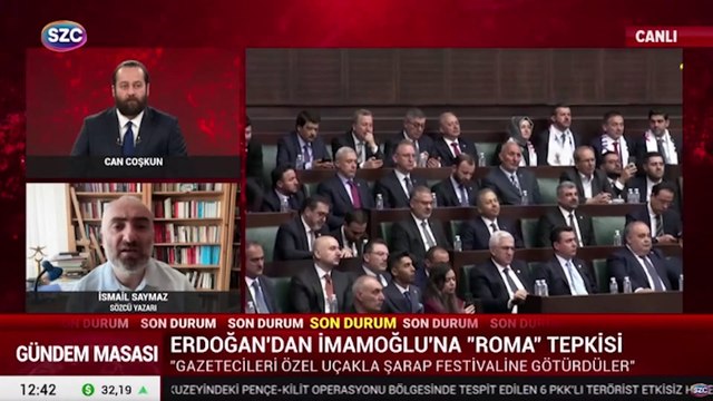 İsmail Saymaz SÖZCÜ TV'de, İmamoğlu'nun 'Roma' ziyaretinin detaylarını anlattı