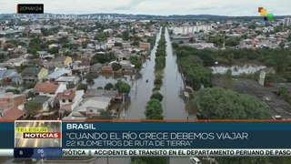 600 mil personas han sido desplazadas por las persistentes inundaciones en Río Grande del Sur