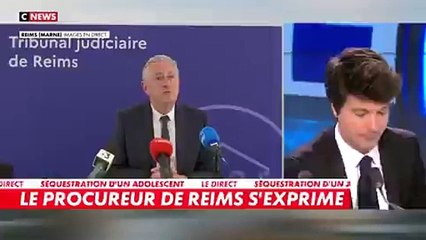 Séquestration d'un adolescent : Le procureur de Reims s'exprime.