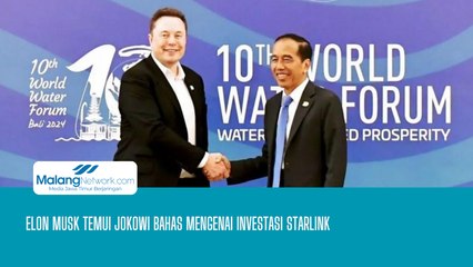 Elon Musk Menemui Presiden Jokowi, Bahas Investasi Starlink