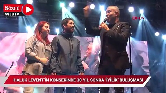 Haluk Levent’in konserinde 30 yıl sonra 'iyilik' buluşması