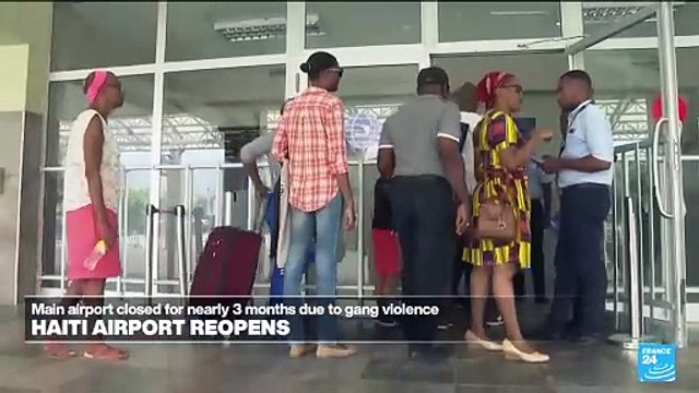 Haiti’s main airport reopens nearly three months after gang violence forced it closed