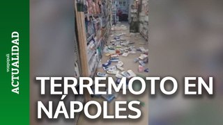 Nápoles sufre su mayor terremoto en 40 años