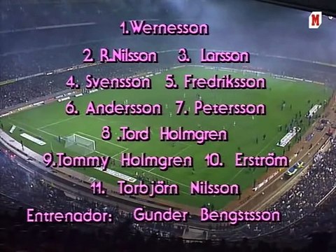 Barcelona V IFK Göteborg European Cup Semi Final 2nd Leg 16-04-1986