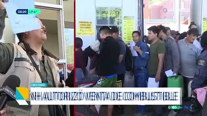 Camión contaba con autorización de carga en bidones