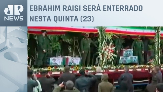 Milhares de iranianos se reúnem em funeral de presidente