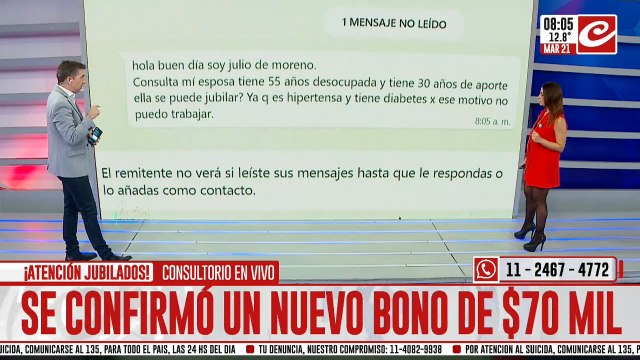 Atención jubilados: cómo saber quién cobra el nuevo bono de 70 mil pesos
