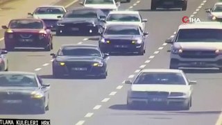 Polis makas atan sürücüye gereğini yaptı!