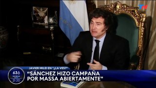 Javier Milei estalla contra Sánchez: 