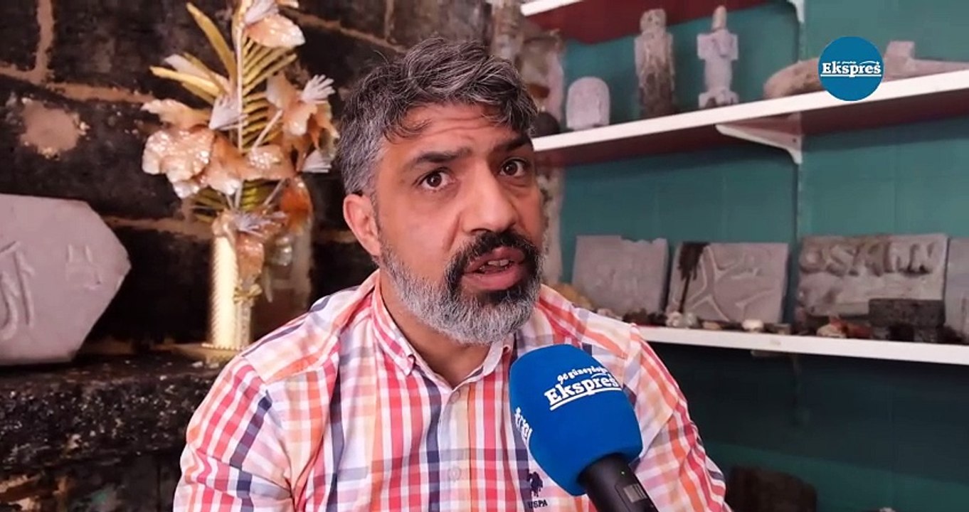 Diyarbakır'ın bazalt taşlarını sanat eserine dönüştürüyor