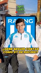 ¿Costas debe seguir como DT de Racing?