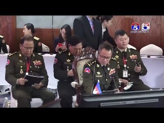 ឯកឧត្តម នាយឧត្តមសេនីយ៍ ទៀ សីហា ដឹកនាំគណៈប្រតិភូក្រសួងការពារជាតិចូលរួមកិច្ចប្រជុំចង្អៀត