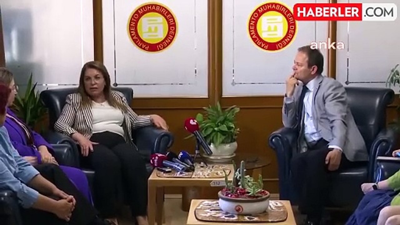 TBMM Başkanvekili Gülizar Biçer Karaca, Parlamento Muhabirleri Derneği'ni ziyaret etti